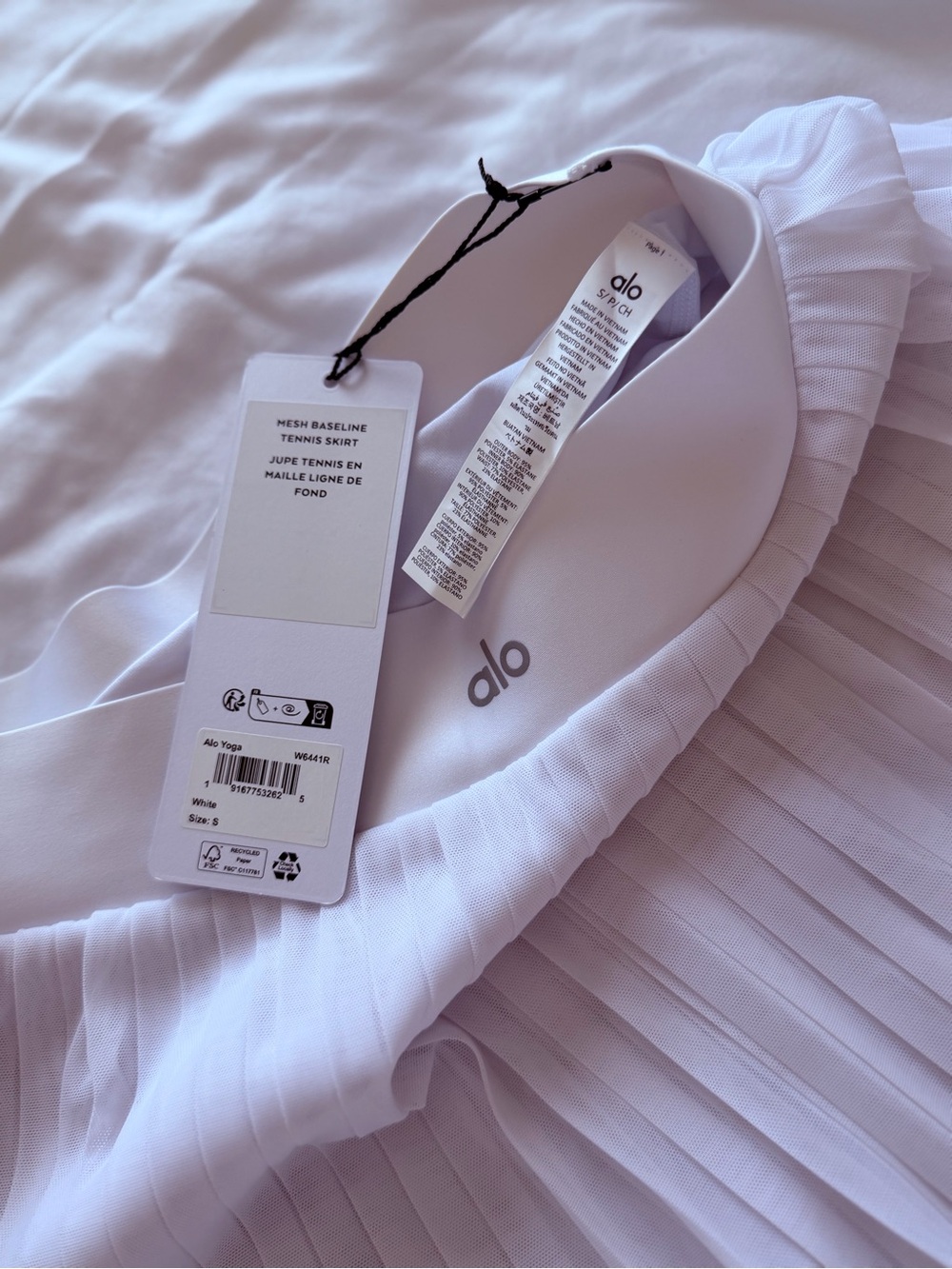 Mesh Baseline Tennis Skirt
- White - Picture 2 of 5